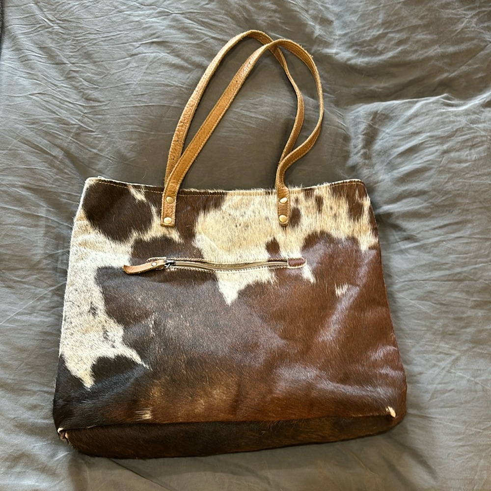 Hair on hide Myra tote bag